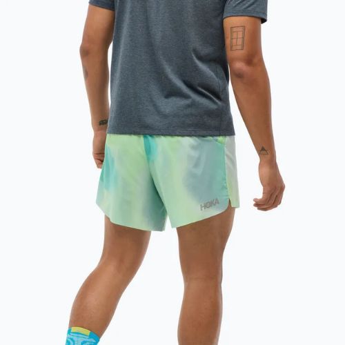 Vyriški bėgimo šortai HOKA Glide With Brief 5" tart apple mist