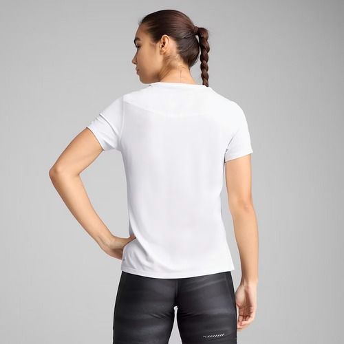 Moteriški bėgimo marškinėliai PUMA Run Graphic Mesh Tee puma white