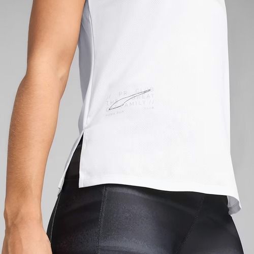 Moteriški bėgimo marškinėliai PUMA Run Graphic Mesh Tee puma white
