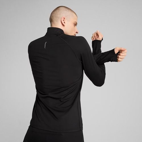 Vyriškas bėgimo džemperis PUMA Run Velocity Cloudspun 1/4 Zip puma black