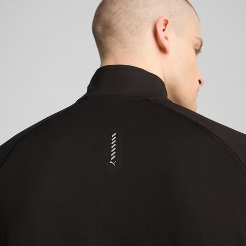 Vyriškas bėgimo džemperis PUMA Run Velocity Cloudspun 1/4 Zip puma black