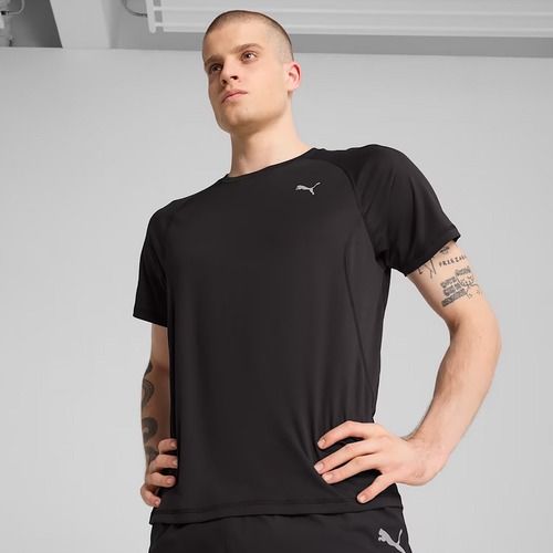 Vyriški bėgimo marškinėliai PUMA Run Velocity Tee Poly puma black