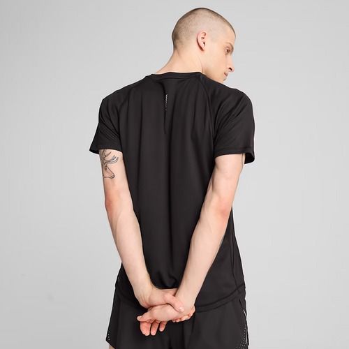 Vyriški bėgimo marškinėliai PUMA Run Velocity Tee Poly puma black