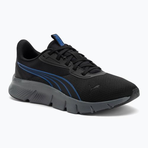 PUMA Flexfocus Lite Modern Woven bėgimo bateliai puma black/vivid blue