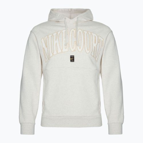 Vyriškas teniso džemperis Nike Court Dri-Fit Heritage Hoodie light orewood brown / pale ivory