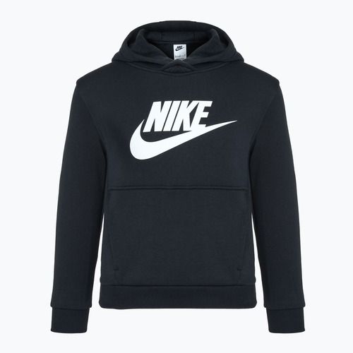 Vaikiška Nike Club Fleece striukė su gobtuvu juoda/balta