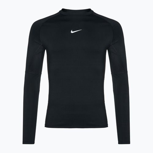 Vyriškos treniruočių kelnės su ilgomis rankovėmis Nike Pro Warm LS black/white
