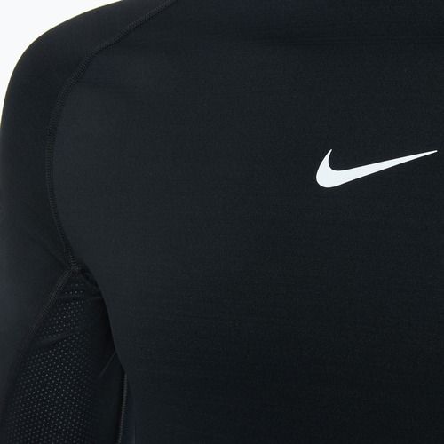 Vyriškos treniruočių kelnės su ilgomis rankovėmis Nike Pro Warm LS black/white