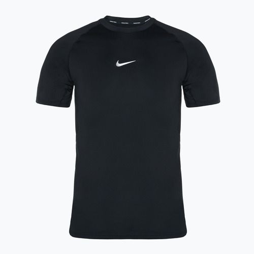 Vyriški treniruočių marškinėliai Nike Pro Dri-FIT Slim SS, juodi/balti