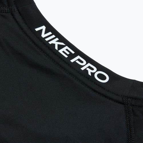 Vyriški treniruočių marškinėliai Nike Pro Dri-FIT Slim SS, juodi/balti