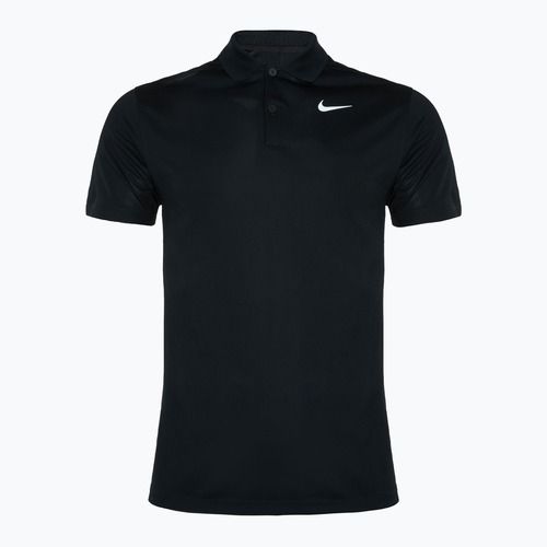 Vyriški Nike Court Dri-Fit teniso marškinėliai juoda/balta