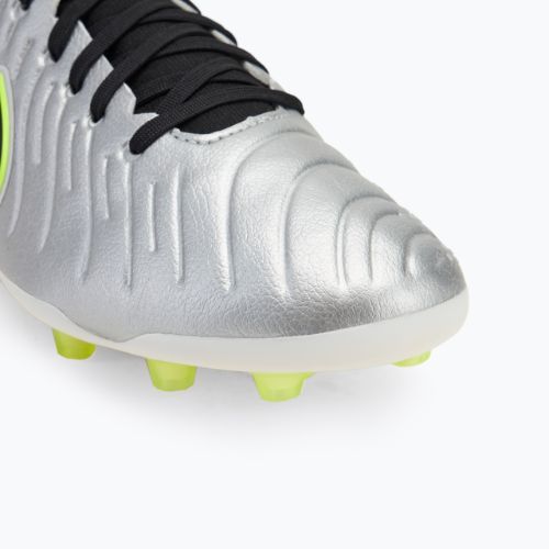 Nike Legend 10 Pro Ag-Pro vyrų futbolo bateliai metallic silver/ volt/ black