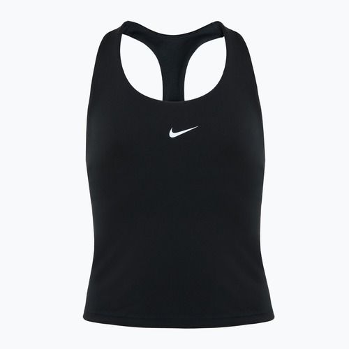 Nike Dri-Fit Swoosh Big Kids treniruočių marškinėliai juoda/balta