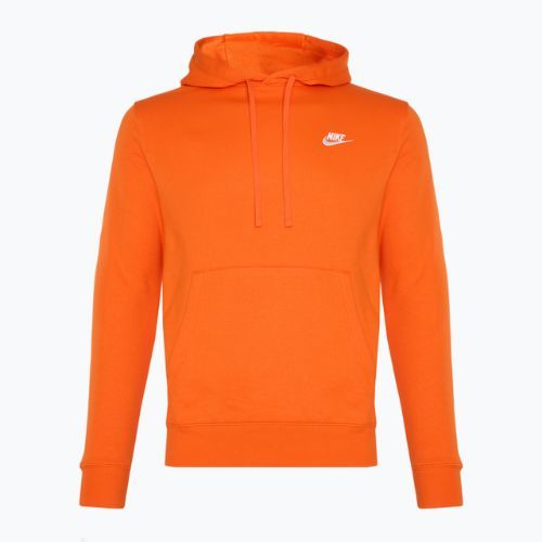 Vyriškas džemperis Nike Sportswear Club Fleece Hoodie safety orange/ safety orange/ white