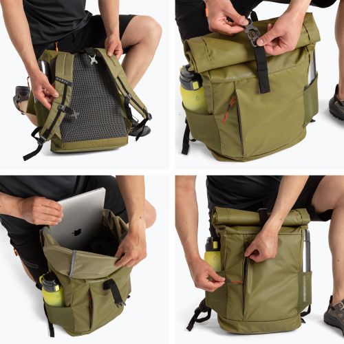 Miesto kuprinė KADVA Companion 20 l khaki
