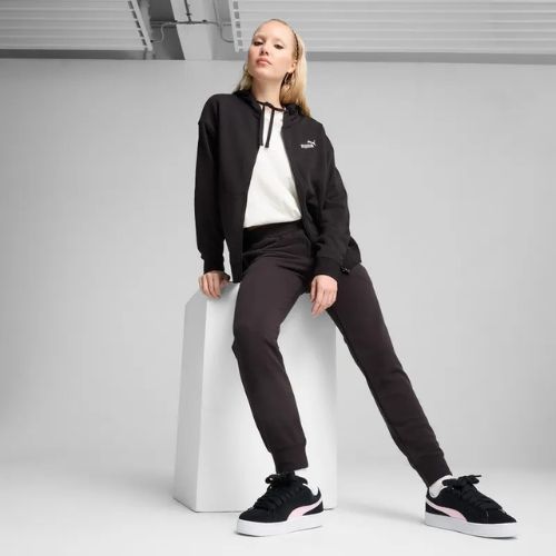 Moteriškas džemperis PUMA ESS Small No. 1 Logo Comfort Full-Zip puma black