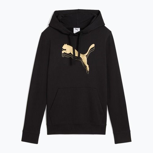 Moteriškas džemperis PUMA  ESS Metalic Hoodie TR puma black/metallic gold
