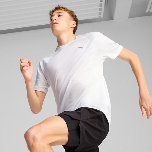 Vyriški bėgimo marškinėliai PUMA Run Velocity Tee Poly puma white