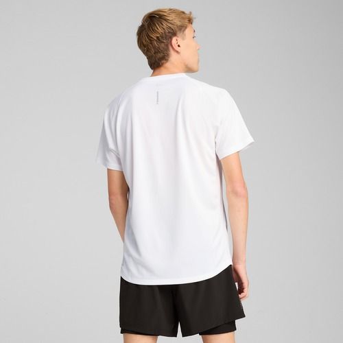 Vyriški bėgimo marškinėliai PUMA Run Velocity Tee Poly puma white