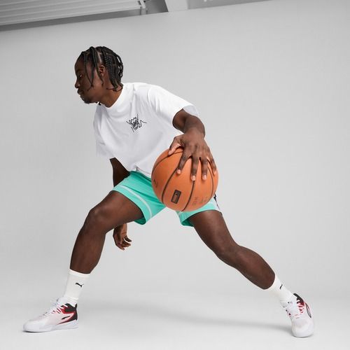 Vyriški krepšinio marškinėliai PUMA Jaws Core Tee II puma white