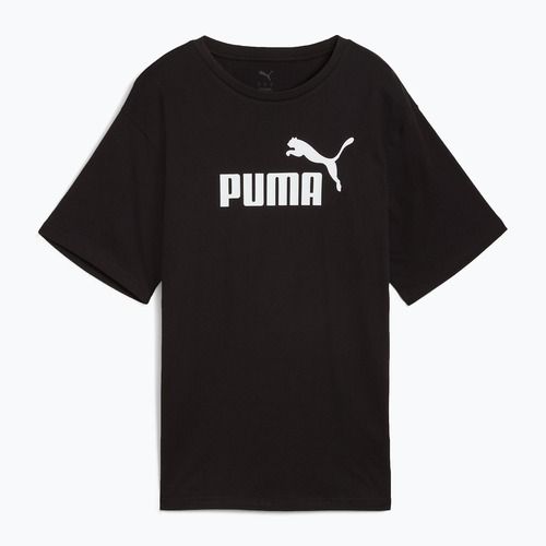 Moteriški marškinėliai PUMA ESS No. 1 Logo Relaxed Tee puma black