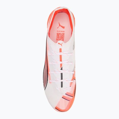 Vyriški futbolo batai PUMA Ultra 5 Ultimate FG puma white/puma black/glowing red