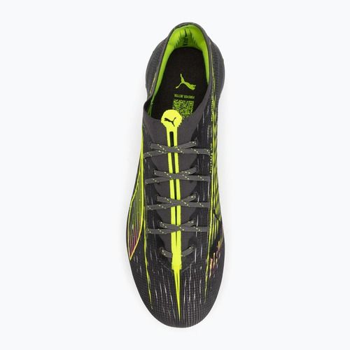 Vyriški futbolo batai PUMA Ultra 5 Ultimate FG matte aged silver/yellow alert/sun struck