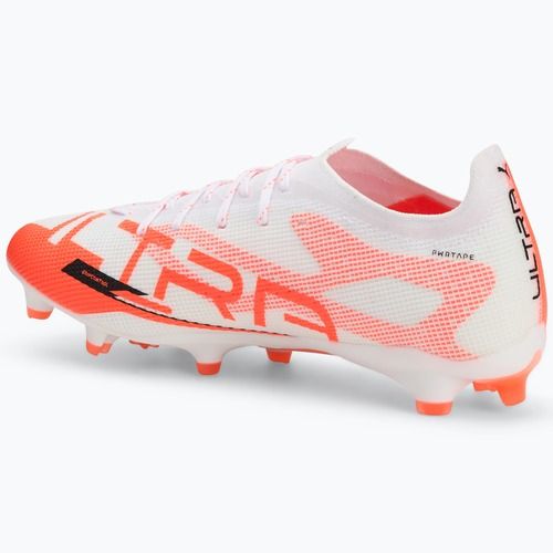 Vyriški futbolo batai PUMA Ultra 5 Pro FG/AG puma white/puma black/glowing red