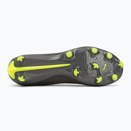Vyriški futbolo batai PUMA Ultra 5 Pro FG/AG matte aged silver/yellow alert/sun struck