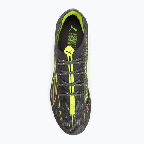 Vyriški futbolo batai PUMA Ultra 5 Pro FG/AG matte aged silver/yellow alert/sun struck