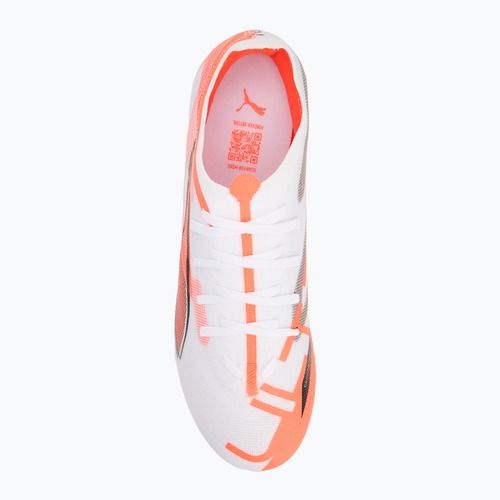 Vyriški futbolo batai PUMA Ultra 5 Match FG/AG puma white/puma black/glowing red