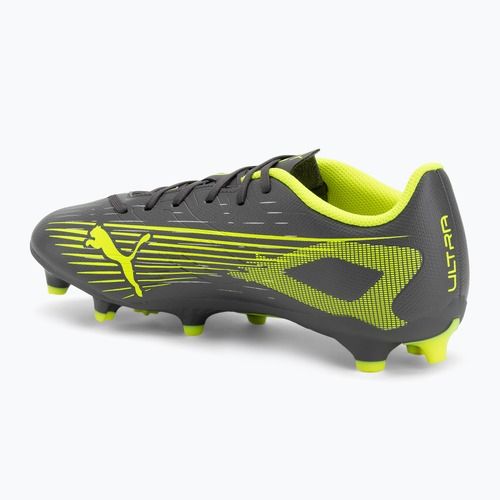 Futbolo batai PUMA Ultra 5 Play FG/AG matte aged silver/yellow alert/puma aged silver