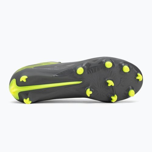 Vaikiški futbolo batai PUMA Ultra 5 Play FG/AG Jr matte aged silver/yellow alert/puma aged silver