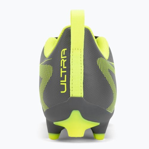 Vaikiški futbolo batai PUMA Ultra 5 Play FG/AG Jr matte aged silver/yellow alert/puma aged silver