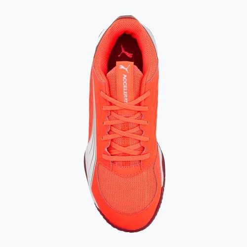 Vaikiški rankinio bateliai PUMA Accelerate Jr glowing red/white/dark crimson/black