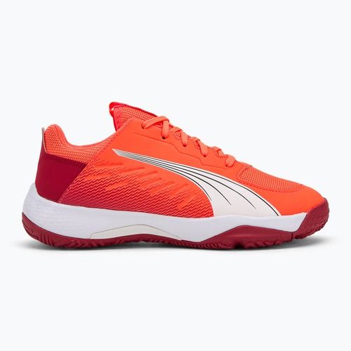 Vaikiški rankinio bateliai PUMA Accelerate Jr glowing red/white/dark crimson/black