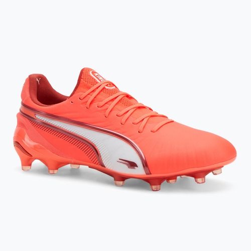 Vyriški futbolo bateliai PUMA King Ultimate FG/AG glowing red/puma white/red fire
