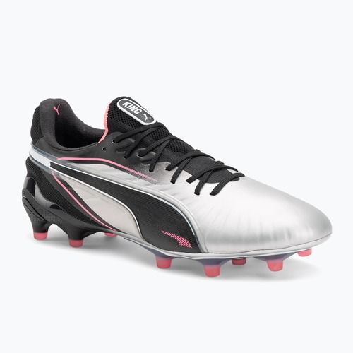 Vyriški futbolo bateliai PUMA King Ultimate FG/AG puma silver/puma black/sun struck/puma white