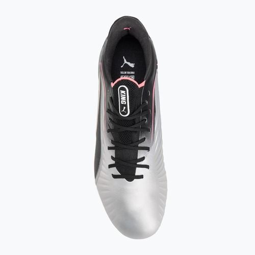 Vyriški futbolo bateliai PUMA King Ultimate FG/AG puma silver/puma black/sun struck/puma white