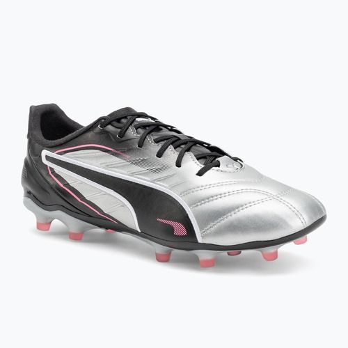 Vyriški futbolo bateliai PUMA King Pro FG/AG puma silver/puma black/sun struck/puma white