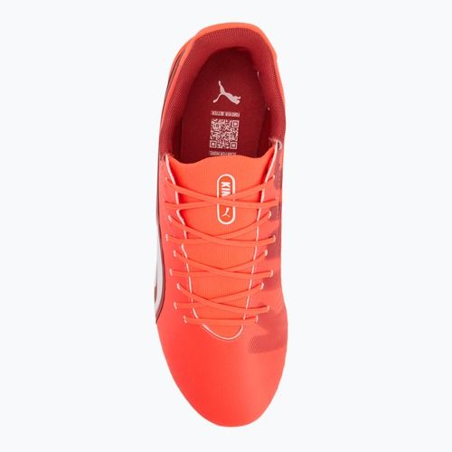 Vyriški futbolo bateliai PUMA King Match FG/AG glowing red/puma white/red fire