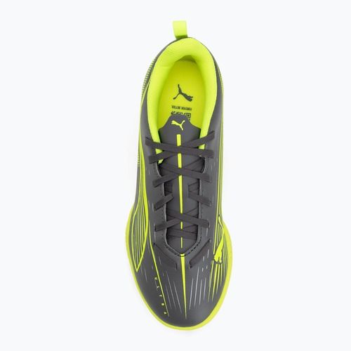 Vaikiški futbolo batai PUMA Ultra 5 Play TT Jr matte aged silver/yellow alert/puma aged silver