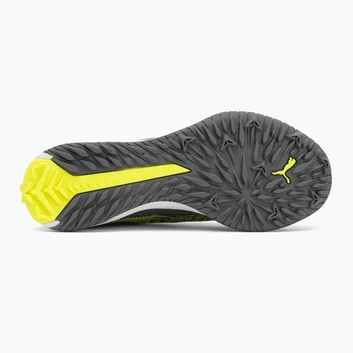 Vaikiški futbolo batai PUMA Ultra 5 Match+ LL TT + Mid Jr matte aged silver/yellow alert/puma aged silver