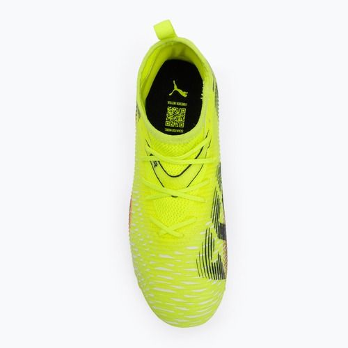 Vaikiški futbolo bateliai PUMA Future 8 Match TT + Mid yellow alert/ puma black/ sun struck