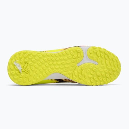 Vaikiški futbolo bateliai PUMA Future 8 Play TT + Mid yellow alert/ puma black/ sun struck