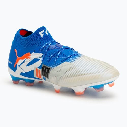 Vyriški futbolo batai PUMA Future 8 Ultimate Forever FG white/ultra blue/feather gray/puma black/glowing red