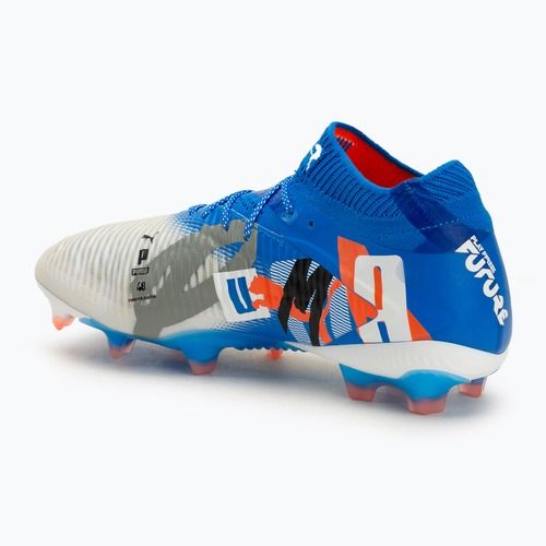 Vyriški futbolo batai PUMA Future 8 Ultimate Forever FG white/ultra blue/feather gray/puma black/glowing red
