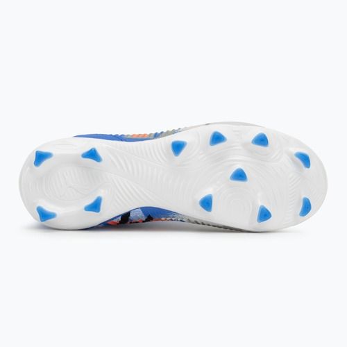 Vaikiški futbolo batai PUMA Future 8 Match Forever FG/AG Jr white/ultra blue/feather gray/puma black/glowing red