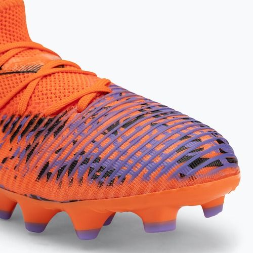 Vaikiški futbolo batai PUMA Future 8 Match Creativity FG/AG Jr orange poppy/puma black/dark amethyst