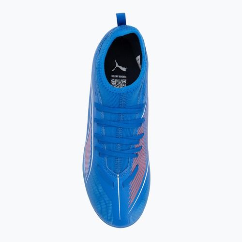 Vaikiški futbolo batai PUMA Ultra 6 Match FG/AG Jr ultra blue/puma white/glowing red